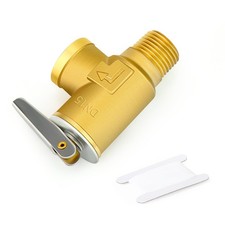 1PCS Brass Temperature Pressure Relief Valve with 1/2