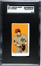 1909 E90-1 LOU CRIGER NNO FAIR AMERICAN CARAMEL SGC A BASEBALL ST. LOUIS BROWNS picture