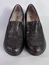 ALEGRIA EMMA Rose BronzeBouquet Career Slip On Shoes#548 EU 39 US 8 picture