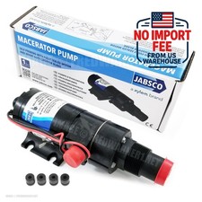 Jabsco 18590-2092 Macerator Waste Pump 12V DC Marine Self-Priming 1-1/2
