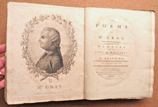 The Poems of Mr Gray. Memoirs of His Life and Writings: W Mason. 1775. Hardback. picture