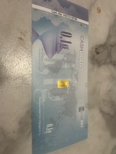 Cashgold Karatpay 24k 1/10th (0.1) Gram Bar Cash Gold Note Nadir Mint 999.9 Fine picture