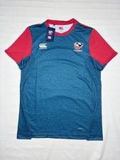 NWT Canterbury USA Rugby Mens L Vapodri Drill Tee Short Sleeve Athletic Shirt picture