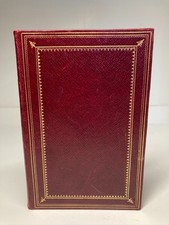 1886 John Ruskin Time and Tide Full Crimson Morocco Leather Gilt Binding AEG picture