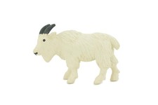 Mountain Goat Toy, MTN Sheep, Realistic Hand Painted Model 2 Inches F3536 B138 picture