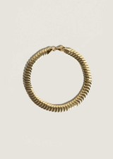 Kinn Studio Cobra Link Chain Bracelet 14K Yellow Gold Size 7 picture