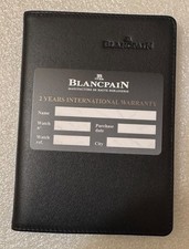 Blancpain Technical Service Booklet Manual & Blank Warranty Card Authentic picture