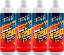 Formula 420 Glass Metal Ceramic Pipe Cleaner, 12 Fl Oz (Pack of 4) picture