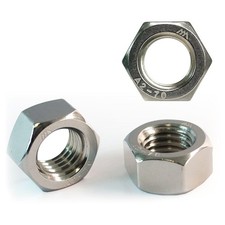 8 304 Stainless Steel Hex Nuts, M30-3.5, Metric, Coarse Thread, DIN 934 picture