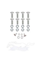 64 1/2 65 66 67 68 69 70 71 72 73 Mustang Front & Rear Bumper Bolt Kit picture