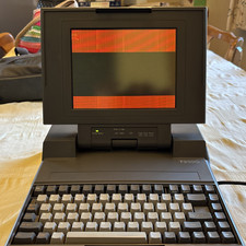 Vintage Laptop Computer Retro TOSHIBA T3100E Not Fully Tested picture