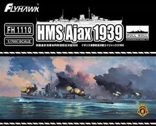 Flyhawk 1110 British Light Cruiser Ajax 1939 1/700 Scale Plastic Model Kit picture