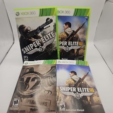 Sniper Elite V2 Silver Star Edition & Sniper Elite III (Microsoft Xbox 360) CIB picture