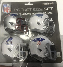New England Patriots NEW LIMITED EDITION 4 Helmet Pocket Pro Set EXCLUSIVE picture