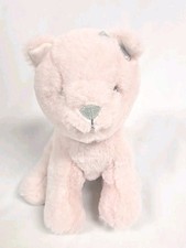 Carter's 2018 Pink Kitty Cat Kitten Silver Bow Stuffed Animal Plush Lovey #67638 picture