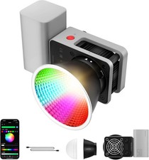 Zhiyun Cinepeer CX50 RGB Full Color 50W LED Video COB Light 2700K-6500K Battery picture