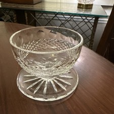 Waterford Colleen Dessert Bowl Footed Cut Glass Vintage Waterford Crystal Bowl  picture