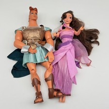 Vintage 1997 Mattel Disney Hercules & Megara Meg Fashion Dolls Action Figure Set picture