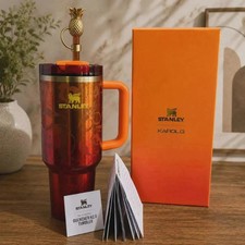 STANLEY x Karol G Quencher H2.0 Tumbler 40oz Orange Limited Edition NEW picture