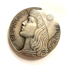 950 Silver Medal Republice Francaise - L. GIEBERT Assemblée Nationale 82g picture