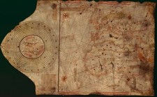 Mappa Mundi Christopher Columbus’s Chart - 115x71 cm with Matte Lamination picture