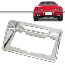 Fit For 1968-1973 Chevrolet Corvette C3 Rear License Plate Bezel Frame Chrome picture