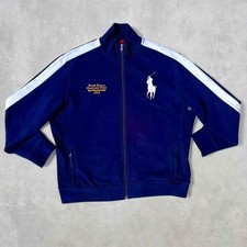 Polo Ralph Lauren Track and Field Jacket XL Blue 1934 Championship picture