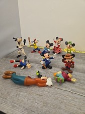 Vintage Lot Bullyland Disney Goofy  Mickey Mouse Minnie PVC Figure 10  picture