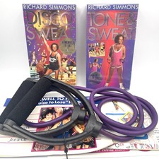 Richard Simmons Farewell to Fat 2 VHS Set w/ Tonin' Band & Expired Offers *READ* picture