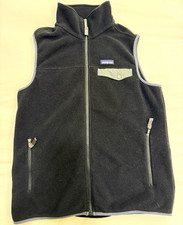 Vintage Patagonia Synchilla Fleece Vest Men’s Medium Black Made in USA picture