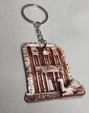 NEW Jordanian Keychain with Petra And Camel. Jordan picture