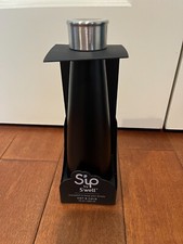 Sip by Swell Insulated Water drink Bottle Thermos Hot Cold 15oz Black Licorice picture