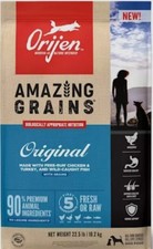 ORIJEN High Protein, Amazing Grains Original Dry Dog Food, 22.5 lbs. picture