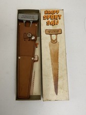 Vintage Knapp Sport Saw Camp Hunting With Original Leather Sheath Box Manual picture