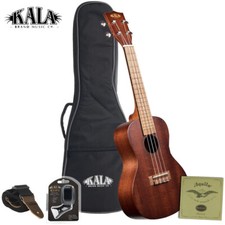 Kala KA-15T-BNDL Mahogany Tenor Ukulele Bundle with Bag, Strap, Tuner, Strings picture