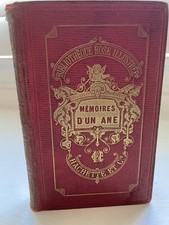 Mémoires d’un Âne Comtesse de Ségur Hachette Paris Antique French Book 1886 picture