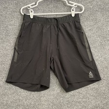 Reebok CrossFit Shorts Mens Sz M Black Training Performance picture