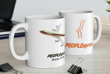 People Express Airlines B-747 Coffee Mug picture