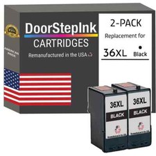 DoorStepInk Compatible Ink Cartridge for Lexmark 36XL Twin Black-USA picture