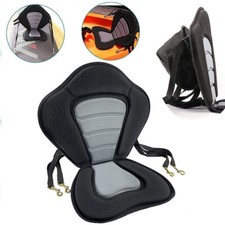 Deluxe Kayak Canoe Boat Seat Cushion + High Backrest Back BagAdjustable Padded picture