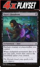 4x Kaya's Ghostform x4 War of the Spark NM MTG 94 picture
