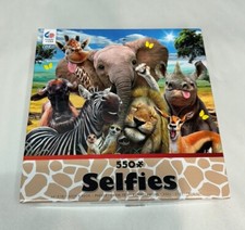 550 Piece Safari Animal Selfies Puzzle Elephant Zebra Rhino Giraffe Ceaco Brand picture