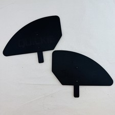 Quickie Wheelchair Side Guards Pair Black Left Right Drop Post picture