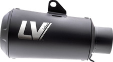 Leo Vince Universal LV-10 Full Black Slip-On Muffler Full Black 9746FB picture