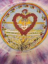 Vintage Grateful Dead Original 1979 Ed Donohue Tie-Dyed T-Shirt Collectabl🔥 picture
