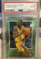 1996-97 Skybox E-X2000 - Kobe Bryant #30 (RC) PSA - 6 picture