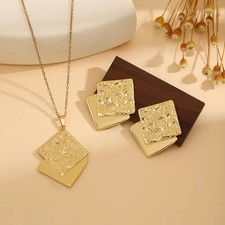 3pcs set european style golden 304 stainless steel irregular - Oman picture