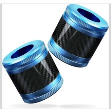 Gzicma Machined Blue CNC Alumium Carbon Fiber Inlay Crash Bar Slider picture