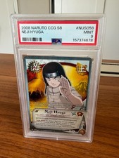 2008 Naruto CCG S8 Neji Hyuga Ninja #NUS058 PSA 9 POP 1 picture