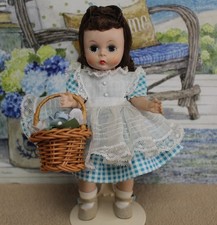 Madame  Alexander kins Doll Vintage 1956 w/ Flower Basket picture